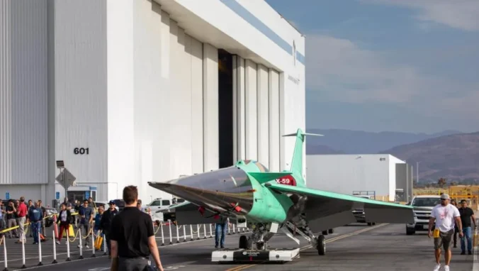 X-59 supersonic flight demonstrator