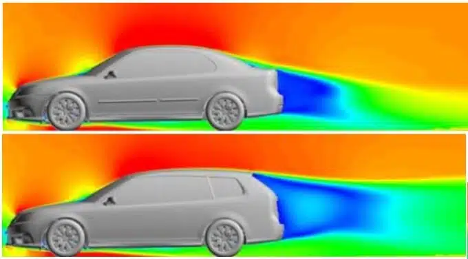 sedan vs hatchback wake region